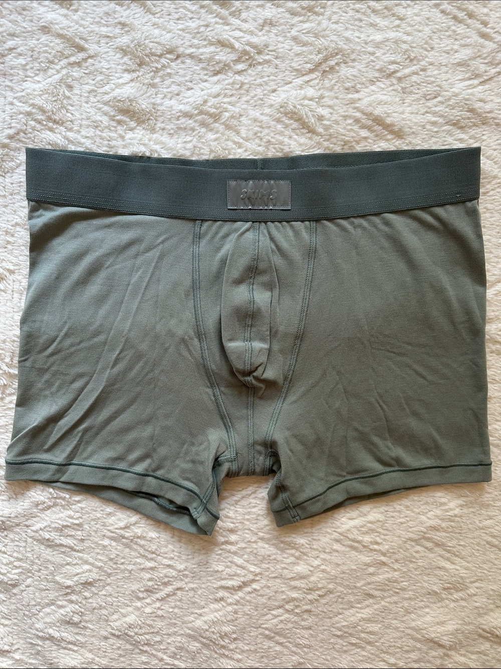 SKIMS Olive Green Men's Boxer Briefs